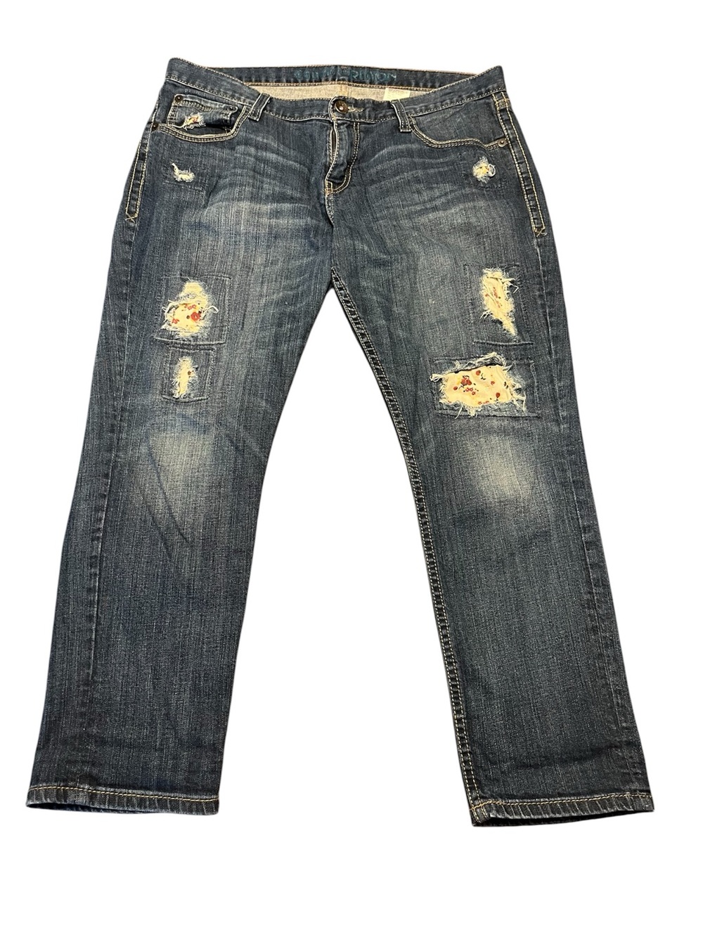 Cruel Denim patchwork jeans size 31/11 short